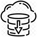 Alojamiento Descarga Base De Datos Icono