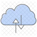 Hosting Lineal Color Icon Icon