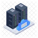 Data Center Data Hosting Data Server Icon
