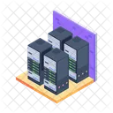 Data Center Data Hosting Data Server Icon