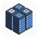 Rechenzentrum Datenhosting Datenserver Symbol