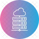 Hosting Server Cloud Datenbank Icon