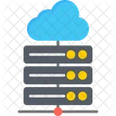 Hosting Server Cloud Database Icon