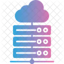 Hosting Server Cloud Database Icon