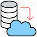 Hosting di server cloud  Icon