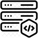 Hosting server coding  Icon
