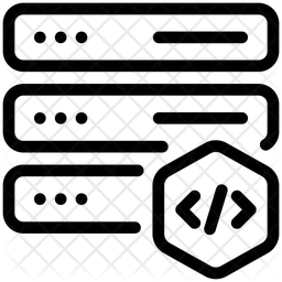 Hosting server coding  Icon
