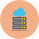 Hosting Server Cloud Database Icon