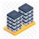 Data Center Data Hosting Data Server Icon