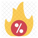 Hot Fire Shopping Icon