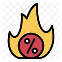 Hot Fire Shopping Icon