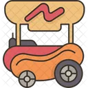Hot Dog Cart Icon