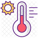 Hot Temperature Weather Icon