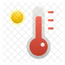 暑い、暑い気温、気温 アイコン