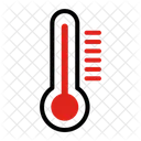 Weather Hot Thermometer Icon