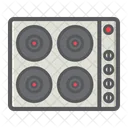 Hot Plate Stove Icon