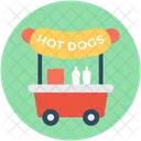 Hot Dogs Cart Icon