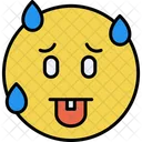 Hot Christmas Emoji Icon