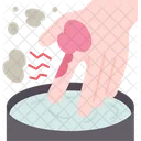 Hot Water Burn Icon