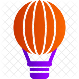 Hot Air Ballon  Icon