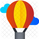 Parachute Air Balloon Fire Balloon Icon