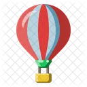 열기 풍선 비행 아이콘