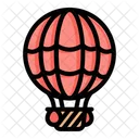 Hot Air Balloon Location Place Icon