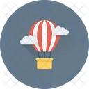 Air Balloon Parachute Icon