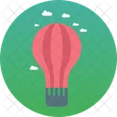 Hot Air Balloon Travel Skydiving Icon