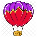 Hot Air Balloon Adventure Air Transport Icon