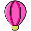 Hot Air Balloon Adventure Air Transport Icon