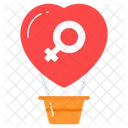 Hot air balloon  Symbol