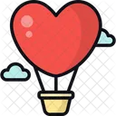 Hot Air Balloon Trip Holiday Icon