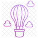 Hot Air Baloon Fire Ballon Parachute Ballon Icon