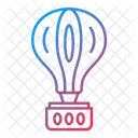 Fire Ballon Parachute Ballon Air Craft Icon