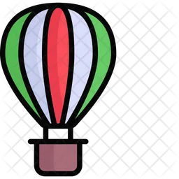 Hot balloon  Icon