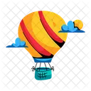 Hot Balloon Aerostat Air Balloon Icon