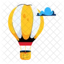Hot Balloon Air Balloon Aerostat 아이콘