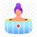 Hot Bath Spa Relaxing Icon