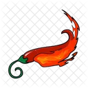 Hot Chilli Red Paprika Red Pepper Icon