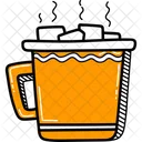 Hot Chocolate Ice Cream Cup Icon