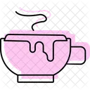 Hot Chocolate Color Shadow Thinline Icon Icon