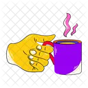 Hot Coffee Hot Tea Tea Mug Icône