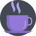 Hot Coffee Breakfast Cafe Icon