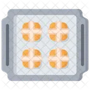 Hot Cross Buns Food Baked Icon