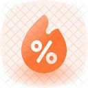 Hot Discount Icon