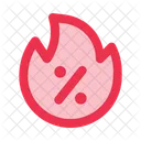 Hot Deal Hot Sale Discount Icon
