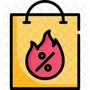 Deal Hot Bag Promotion Icon