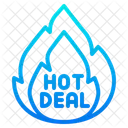 Hot Deal Hot Offer Sale Icon