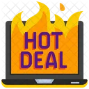 Hot Deal Hot Label Hot Sticker Icon